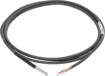 Sonde de température Pt100 HWgroup TG8 en tube inox avec câble silicone 2 m
