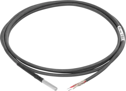 Sonde de température Pt100 HWgroup TG8 en tube inox avec câble silicone 2 m