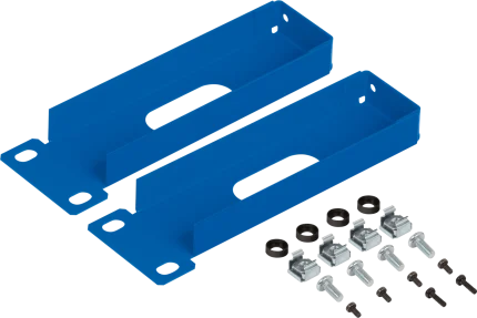 Équerres métalliques HWgroup pour montage en baie 19 pouces de la Poseidon2 4002