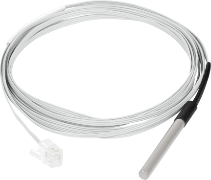 Sonde de température HWgroup Temp-1Wire Flat à tige inox et câble plat