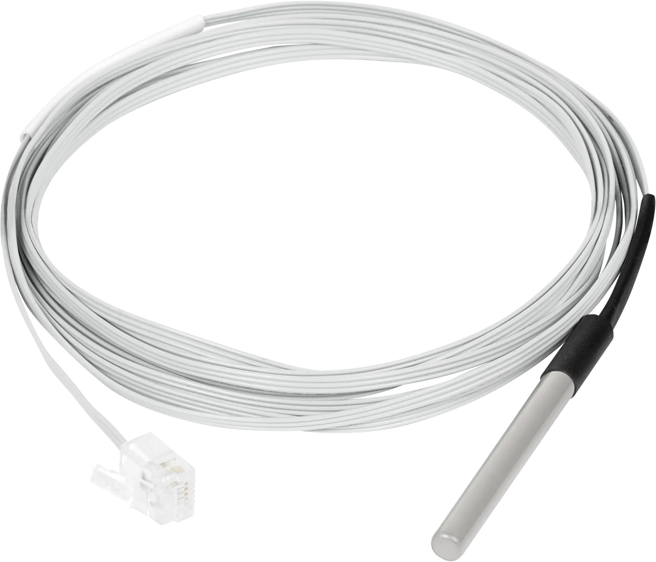 Sonde de température HWgroup Temp-1Wire Flat à tige inox et câble plat Sonde de température HWgroup Temp-1Wire Flat à tige inox et câble plat