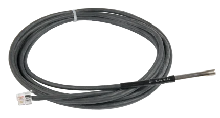 Sonde de température extérieure HWgroup à tige inox, câble 3 m et prise RJ11