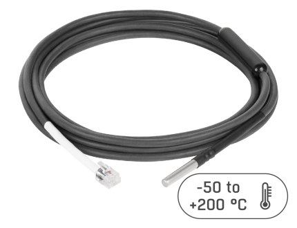 Sonde de température Pt100 HWgroup Temp-1Wire avec câble 3 m et fiche RJ11
