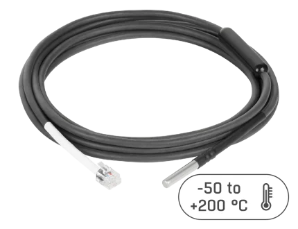 Sonde de température Pt100 HWgroup Temp-1Wire avec câble 3 m et fiche RJ11