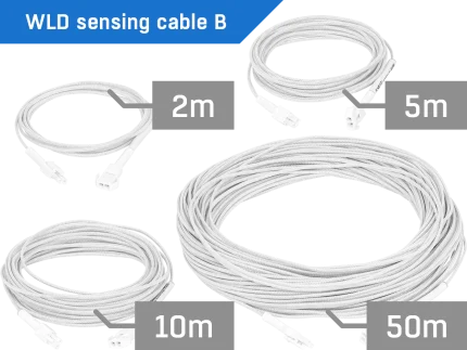 Câbles de détection de fuite HWgroup WLD type B, quatre longueurs disponibles