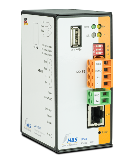 Passerelle LCN vers BACnet MBS Double-X USB avec port USB en façade