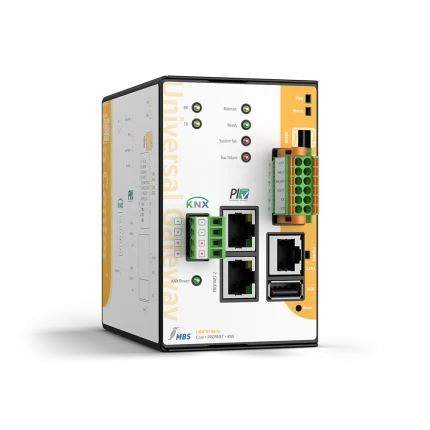 Passerelle PROFINET et KNX MBS XT Core + PROFINET + KNX, vue en perspective
