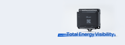 Centrale de mesure d'énergie LoRaWAN Milesight CTH01 gris anthracite avec ses 12 entrées RJ11