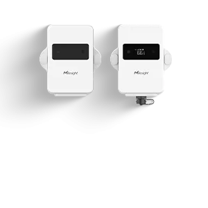 Milesight TS601 à voyant et TS602 à écran OLED avec connecteur de sonde