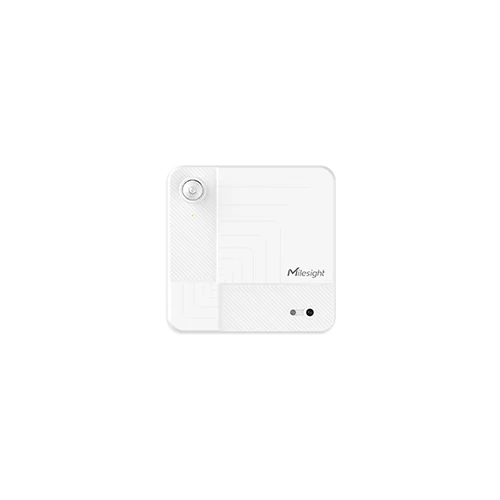 Capteur de présence LoRaWAN Milesight VS321 blanc à IA, vue de face Capteur de présence LoRaWAN Milesight VS321 blanc à IA, vue de face