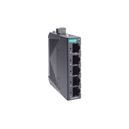 Switch Ethernet industriel 5 ports non manageable métal EDS-2005-EL, visuel officiel Moxa