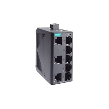 Switch 8 ports non manageable, boîtier plastique EDS-2008-ELP, visuel officiel Moxa