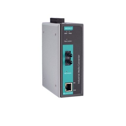 Moxa IMC-P101-S-ST avec fibre monomode ST et port PoE RJ45