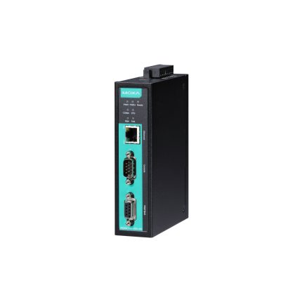 Moxa MGate 5101-PBM-MN avec port Ethernet RJ45 et port PROFIBUS DB9