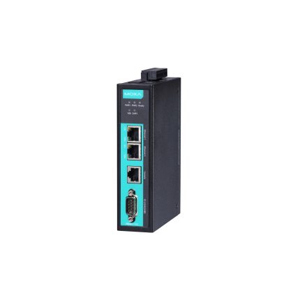 Moxa MGate 5109 avec deux ports Ethernet RJ45 et port série DB9 isolé