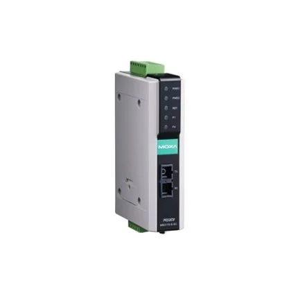 Passerelle Modbus RTU vers TCP 1 ou 2 ports MGate MB3170 / MB3270, visuel officiel Moxa