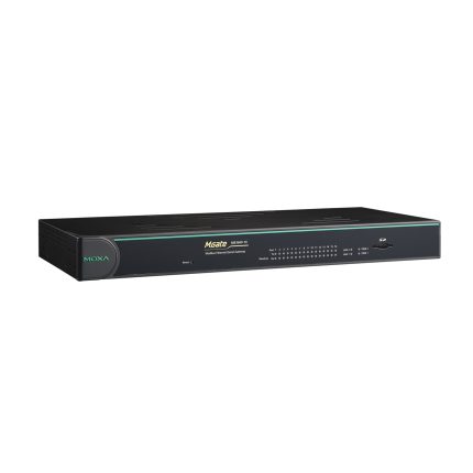 Passerelle Modbus Moxa MGate MB3660 au format rack 19 pouces, vue de face