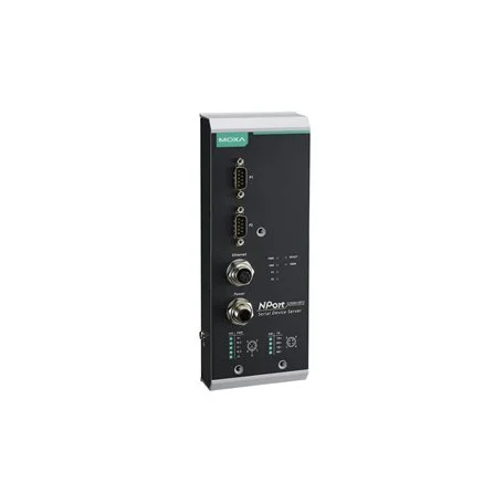 Moxa NPort 5250AI-M12, serveur série deux ports en boîtier métal IP40