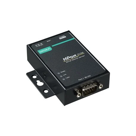 Boîtier métal compact du serveur série RS-232 Moxa NPort 5110A