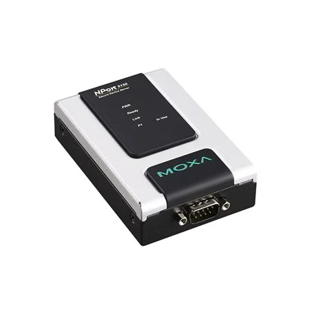Moxa NPort 6150, serveur série un port avec chiffrement TLS et SSH