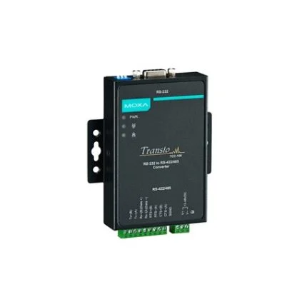Convertisseur RS-232 vers RS-422/485 Moxa TCC-100 en boîtier métal, vue produit