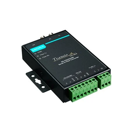 Moxa TCF-142-S-ST pour fibre monomode avec connecteurs ST et bornier série
