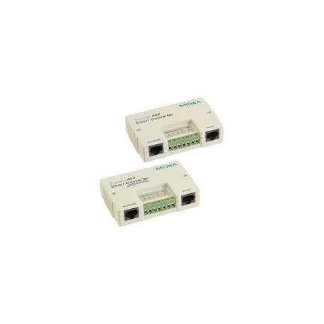 Boîtier de bureau du convertisseur série Moxa Transio A52 avec connecteur RJ45 Boîtier de bureau du convertisseur série Moxa Transio A52 avec connecteur RJ45