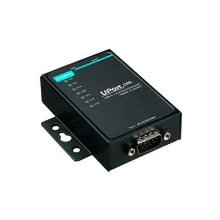 Convertisseur Moxa UPort 1150I isolé 2 kV en boîtier métallique, vue produit