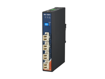 Bypass fibre optique ORing IBS-102FX-MM-LC avec quatre connecteurs LC en façade