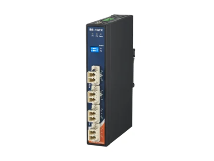 Bypass fibre optique ORing IBS-102FX-MM-LC avec quatre connecteurs LC en façade