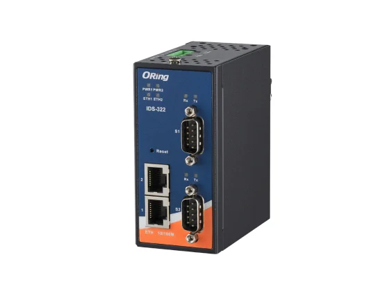 Serveur de ports série ORing IDS-322 à deux ports RS-232/422/485
