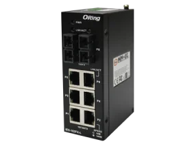 Switch ORing IES-162FX-SS-SC-L avec 6 ports RJ45 et 2 fibres SC