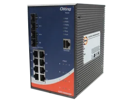Switch PoE niveau 3 ORing IGPS-R9084GP avec 8 ports PoE et 4 SFP Switch PoE niveau 3 ORing IGPS-R9084GP avec 8 ports PoE et 4 SFP
