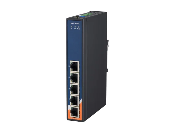 Switch Gigabit slim ORing IGS-1050A à 5 ports RJ45 pour rail DIN