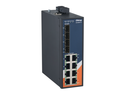 ORing IGS-3084GP-LA rail DIN huit ports Gigabit et quatre emplacements SFP