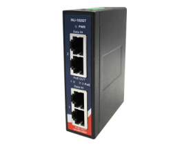 Injecteur PoE Gigabit 2 voies ORing INJ-102GT en boîtier rail DIN