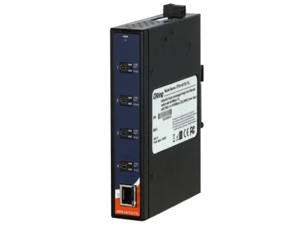 Switch Single Pair Ethernet ORing ITPS-141TX-T1L 4 ports 10BASE-T1L, vue de face