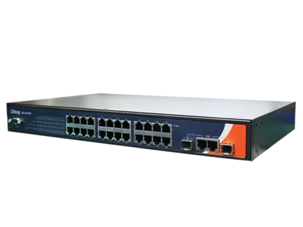 Switch rack 19 pouces ORing RES-9242GC, 24 ports RJ45 et 2 combo Gigabit