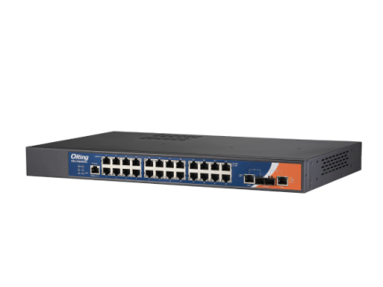 Switch rack IEC 61850-3 ORing RES-P9242GCL 24 ports RJ45 et 2 combo Gigabit