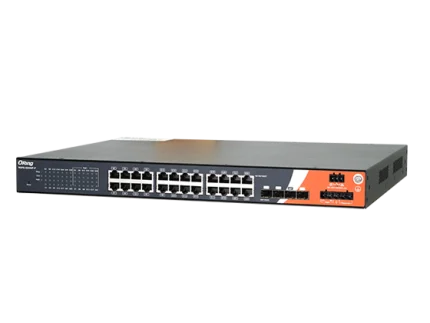 Switch PoE rack ORing RGPS-3244GP-P avec 24 ports RJ45 et 4 SFP