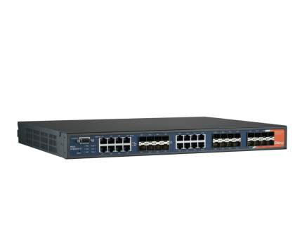Switch rack 19 pouces ORing RGS-9168GCP-E version Enhanced, vue de trois quarts