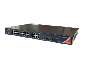 Switch rack 19 pouces ORing RGS-92222GCP-NP 26 ports Gigabit, vue de trois quarts