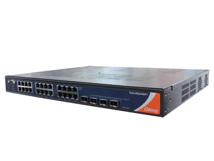 Switch niveau 3 ORing RGS-R9244GP+ rack 19 pouces avec 4 ports SFP+ 10G