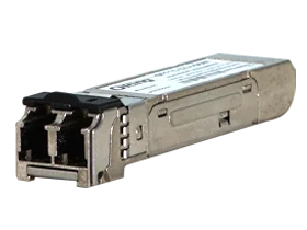 Module SFP Gigabit multimode ORing SFP1G, connecteur LC duplex noir, vue de trois quarts