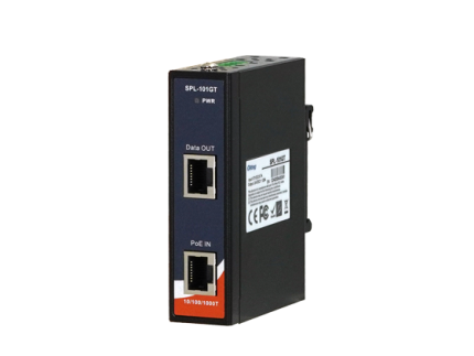 Séparateur PoE Gigabit ORing SPL-101GT avec sortie 24 VDC sur bornier