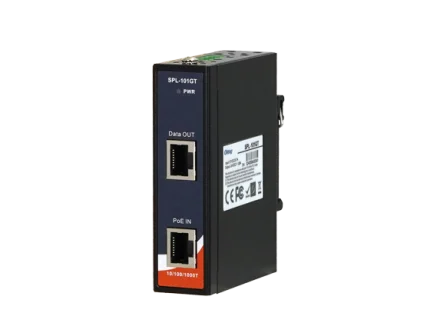 Séparateur PoE Gigabit ORing SPL-101GT avec sortie 24 VDC sur bornier