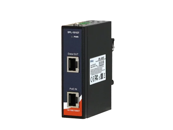 Séparateur PoE Gigabit ORing SPL-101GT avec sortie 24 VDC sur bornier Séparateur PoE Gigabit ORing SPL-101GT avec sortie 24 VDC sur bornier