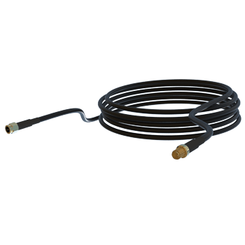 Câble coaxial Poynting HDF-195 simple de 5 m avec connecteurs SMA mâle et femelle