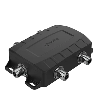 Diplexeur Wi-Fi bi-bande Poynting DPLX-2 gris avec six connecteurs N femelle