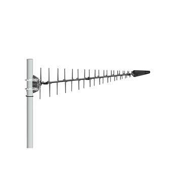 Antenne 5G log-périodique Poynting LPDA-500 avec son support, vue principale